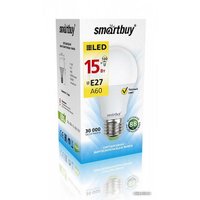 Светодиодная лампочка SmartBuy A60 E27 15 Вт 3000 К [SBL-A60-15-30K-E27]