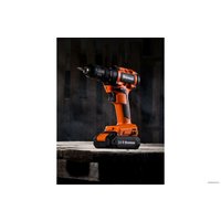 Ударная дрель-шуруповерт Ермак 693-016 (с 1-им АКБ, кейс, набор оснастки)