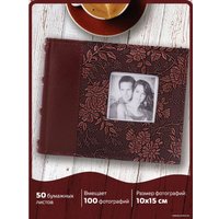Фотоальбом BRAUBERG 390693 (коричневый)
