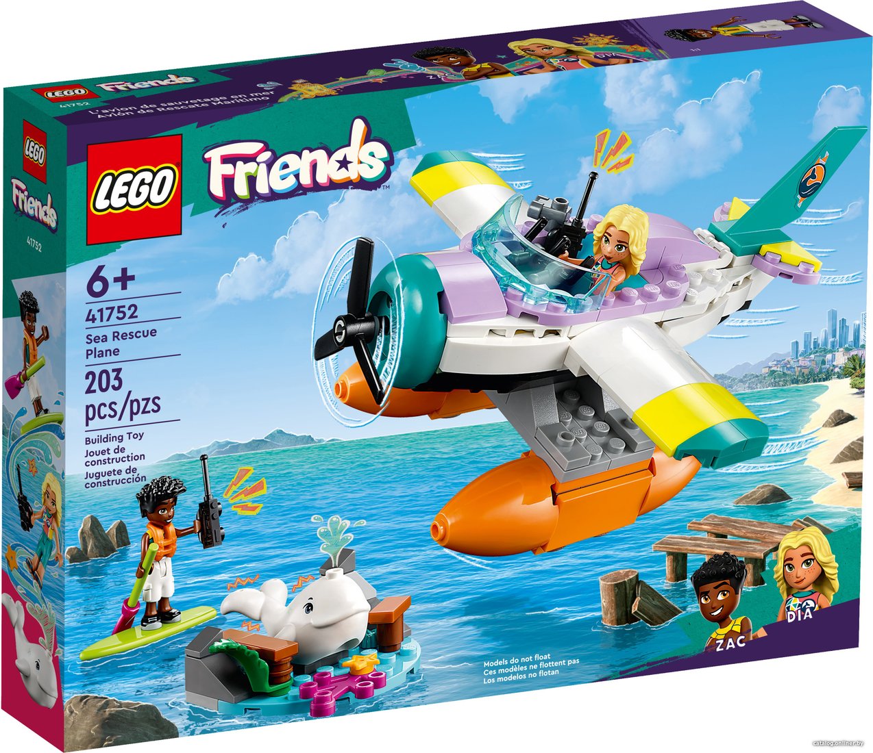 Конструктор LEGO Friends 41752 Морской спасательный самолет