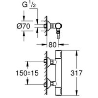 Душевой гарнитур  Grohe Precision Flow 34800001