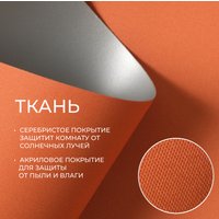 Рулонные шторы Franc Gardiner Blackout Silver 55x160 7799132 (оранжевый)