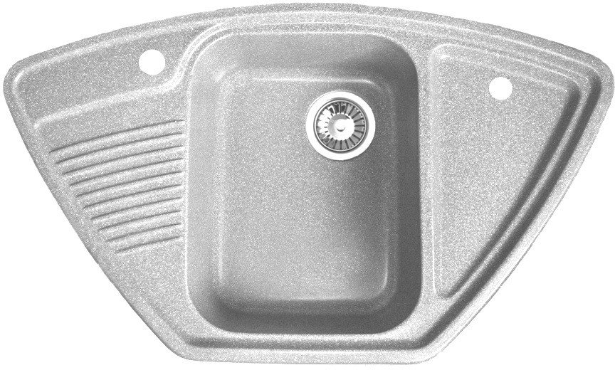 

Кухонная мойка Alfa 10 (светло-серый)