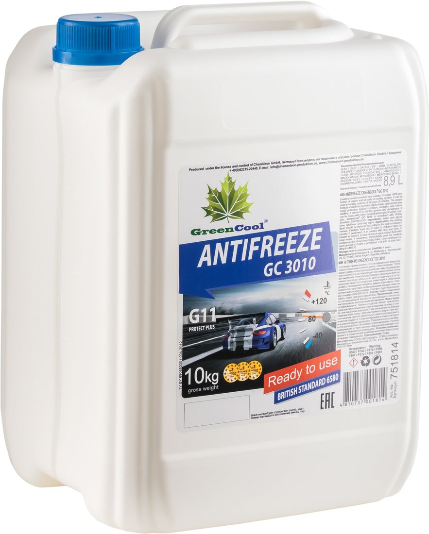 

Антифриз GreenCool GC3010 10кг