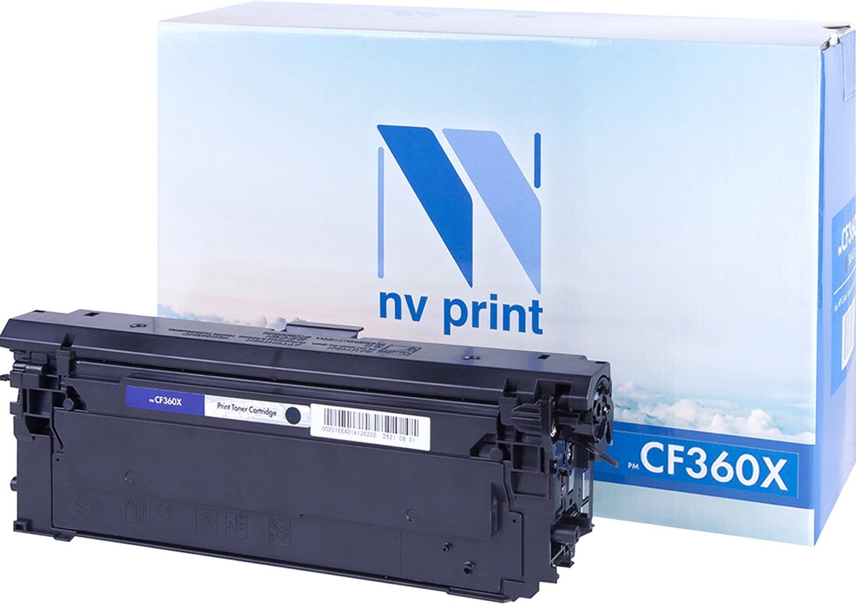 

Картридж NV Print NV-CF360XBk (аналог HP 508X (CF360X)