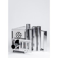 Свободностоящая печь-камин Инвент Средний с теплообменником (со стационарными экранами)