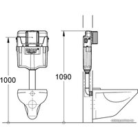 Инсталляция для унитаза Grohe GD 2 [38661000]