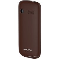 Кнопочный телефон Maxvi K20 (коричневый)