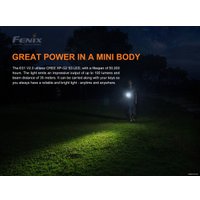 Фонарь Fenix E01 V2.0 (черный)