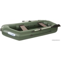 Гребная лодка Румб 260 РС (зеленый)
