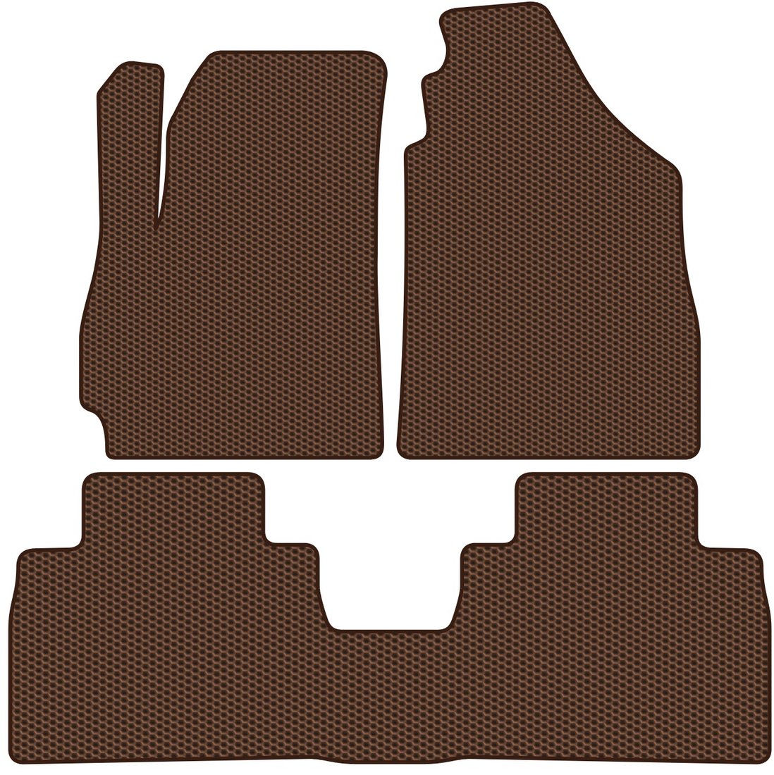 

Комплект ковриков для авто Alicosta Jetour X70 I (suv) 2019 - Н.В. (коричневый, сота)