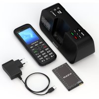 Кнопочный телефон Maxvi RT-03 (черный) в Барановичах