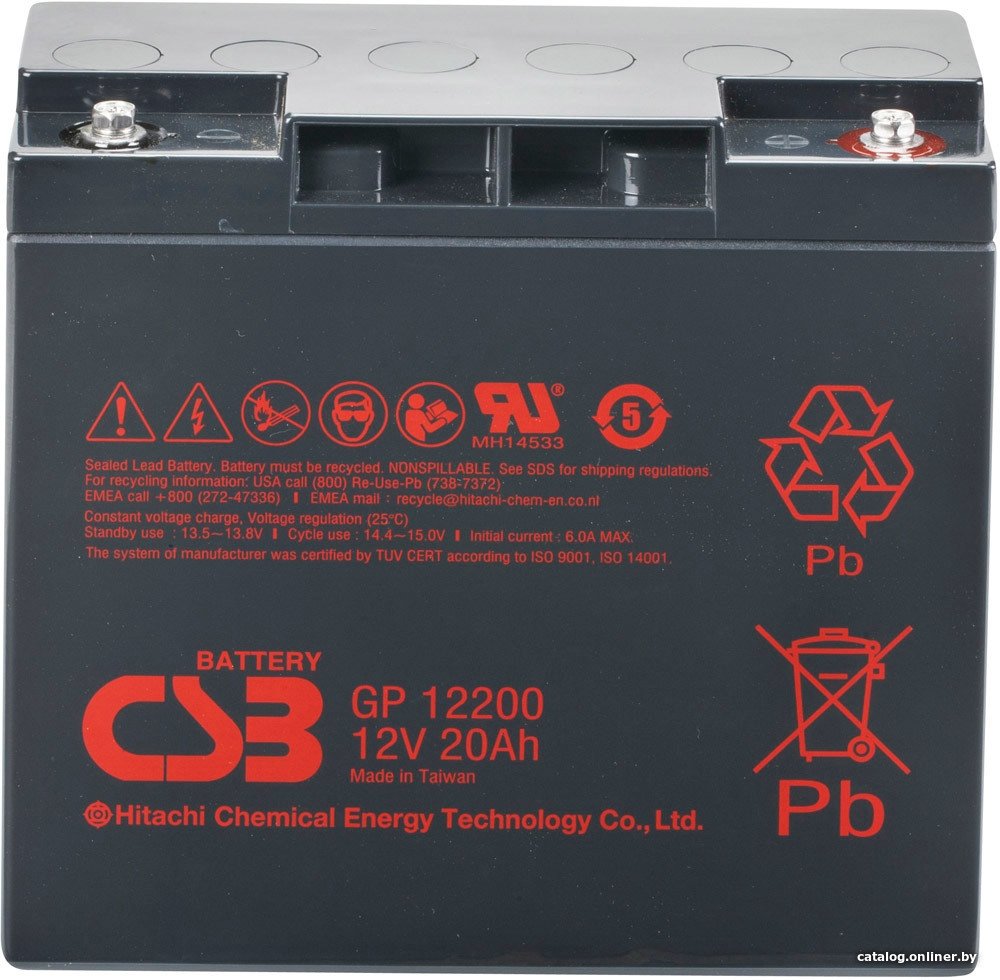 Аккумулятор для ИБП CSB Battery GP12200 (12В/20 А·ч)