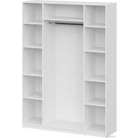 Шкаф распашной Mio Tesoro К "ШК 5" 00-00111101 (белый текстурный, 1600)