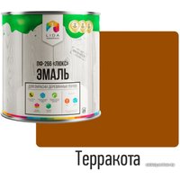 Эмаль LIDA ПФ-266 Люкс 2 л (терракот)