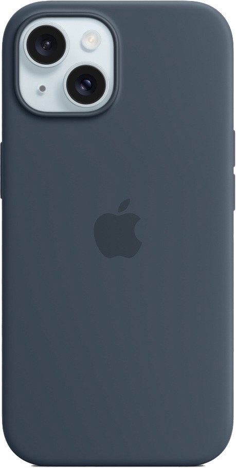 

Чехол для телефона Apple MagSafe Silicone Case для iPhone 15 (синий шторм)