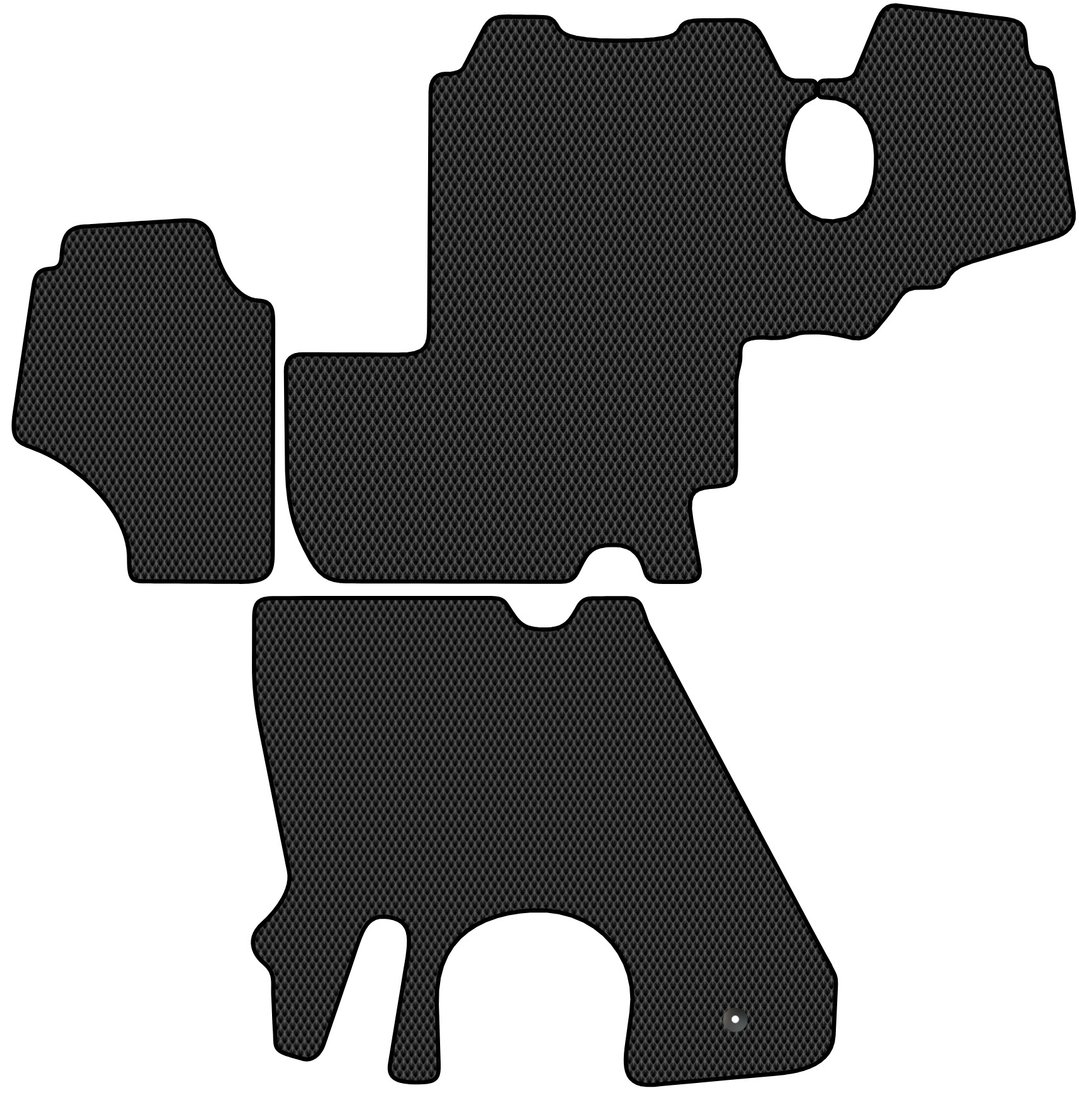 

Комплект ковриков для авто Alicosta JCB 3CX ( Экскаватор-погрузчик / Механика) 2021 - Н.В. (черный, ромб)