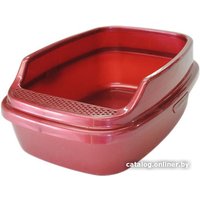 Туалет-лоток Homecat Deluxe 70041 (красный перламутр)