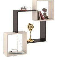 Полка Трия Тип 3 (венге цаво/дуб молочный)