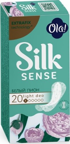 Прокладки ежедневные Ola! Silk Sense Light Белый пион тонкие (20 шт)