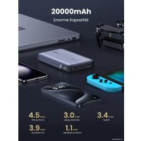 Внешний аккумулятор Ugreen PB720 20000mAh (серый)
