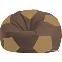 Кресло-мешок Flagman Мяч Стандарт М1.1-330 (коричневый/бежевый)