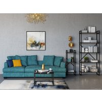 Стеллаж LoftyHome Бервин Рант 40 (серый/черный)