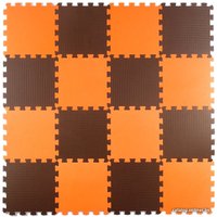 Коврик-пазл Eco Cover 25х25 см 25МП1/9 (оранжевый/коричневый)