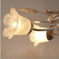 Припотолочная люстра Элетех Глория 151 НПБ 01-5х60-102 Е14 1005402939 (белый/золото)