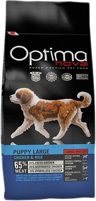 

Сухой корм для собак Optimanova Puppy Large Chicken & Rice 12 кг