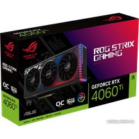 Видеокарта ASUS ROG Strix GeForce RTX 4060 Ti OC Edition 16GB GDDR6 ROG-STRIX-RTX4060TI-O16G-GAMING