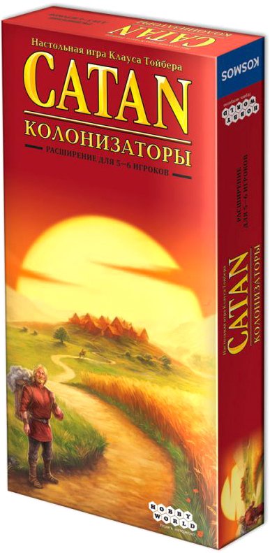 

Настольная игра Мир Хобби Catan: Колонизаторы. Расширение для 5-6 игроков (дополнение)