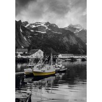 Картина на стекле Stamprint Озеро в горах NT021 (100x70)