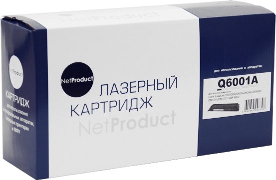 

Картридж NetProduct N-Q6001A (аналог HP Q6001A)