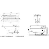 Ванна Villeroy & Boch Oberon 170x70 [UAP177OBE2A1V-01.61]