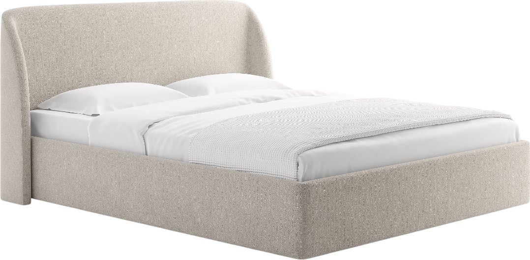 

Кровать Сонум Nicole 180x190 (рогожка песочный)