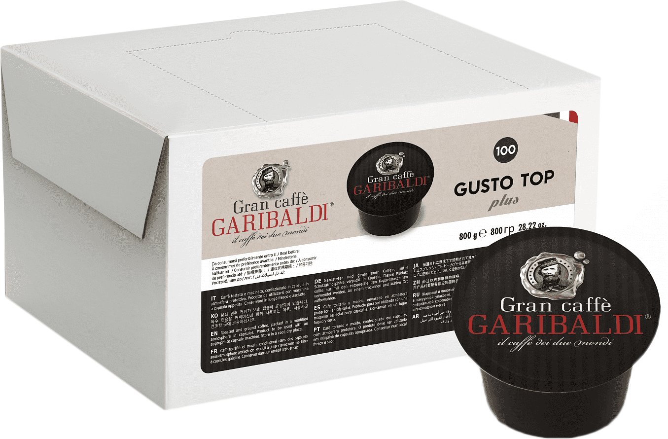 

Кофе в капсулах Garibaldi Gusto Top 100 шт