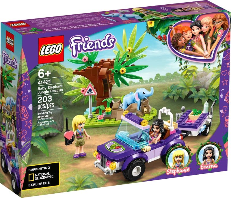 

Конструктор LEGO Friends 41421 Джунгли: спасение слонёнка