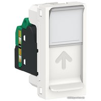 Розетка компьютерная Schneider Electric NU341018, белый