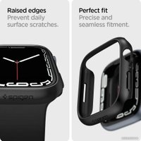 Чехол Spigen Thin Fit для Apple Watch (45 мм) ACS04174 (черный)