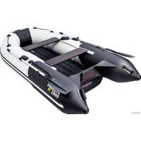 Моторно-килевая лодка Ривьера Компакт 2900 НДНД (светло-серый/черный)