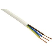 Провод силовой ККЗ ПВС 3x2.5 (белый)