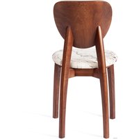 Стул TetChair Diamante мягкое сиденье (коричневый/крекс айвори)