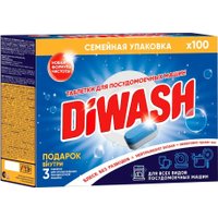 Таблетки для посудомоечной машины DiWash 604643 (100 шт)