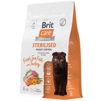 Сухой корм для кошек Brit care Cat Sterilised Weight Control с рыбой и индейкой 400 г