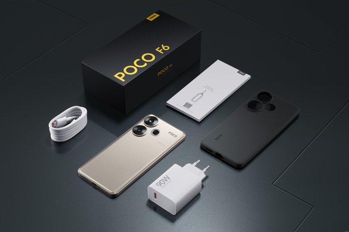 POCO F6 12GB/512GB с NFC международная версия (зеленый) телефон