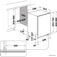 Встраиваемая посудомоечная машина Indesit DIC 3B+16 AC S