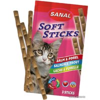 Лакомство для кошек Sanal Soft Sticks Salmon & Trout с лососем и форелью 15 г