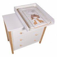 Детский комод Polini Kids Simple 3501 0002769.31 (белый/натуральный)