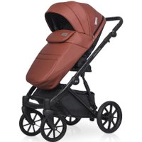 Универсальная коляска Riko Montana Ecco 3 в 1 (17, темно-бордовый)